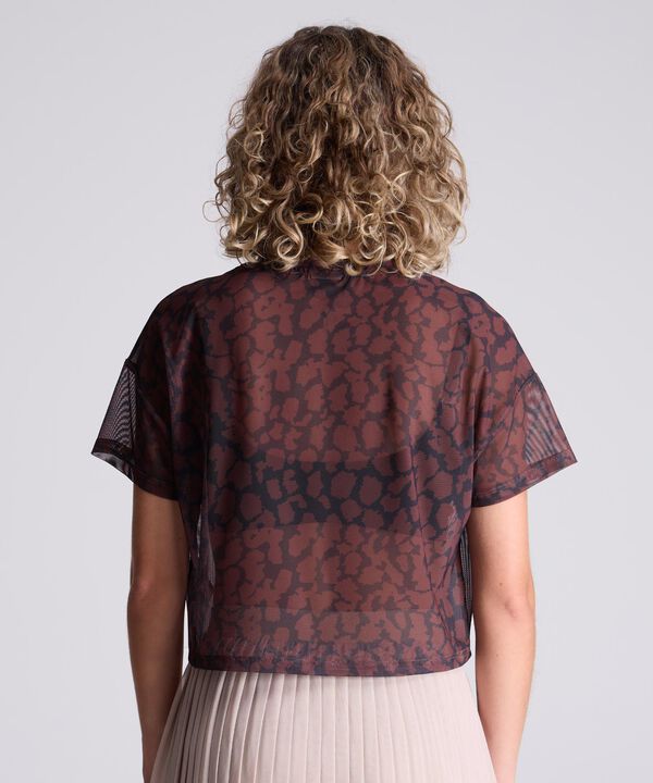 Camiseta Para Mujer CafeOscuro