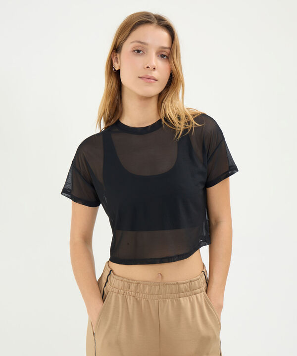 Camiseta Para Mujer Negro image number null