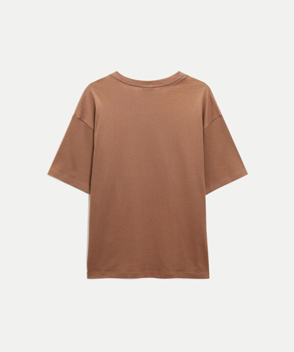Camiseta Para Hombre Cafe image number null