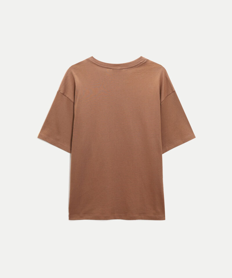 Camiseta Para Hombre Cafe
