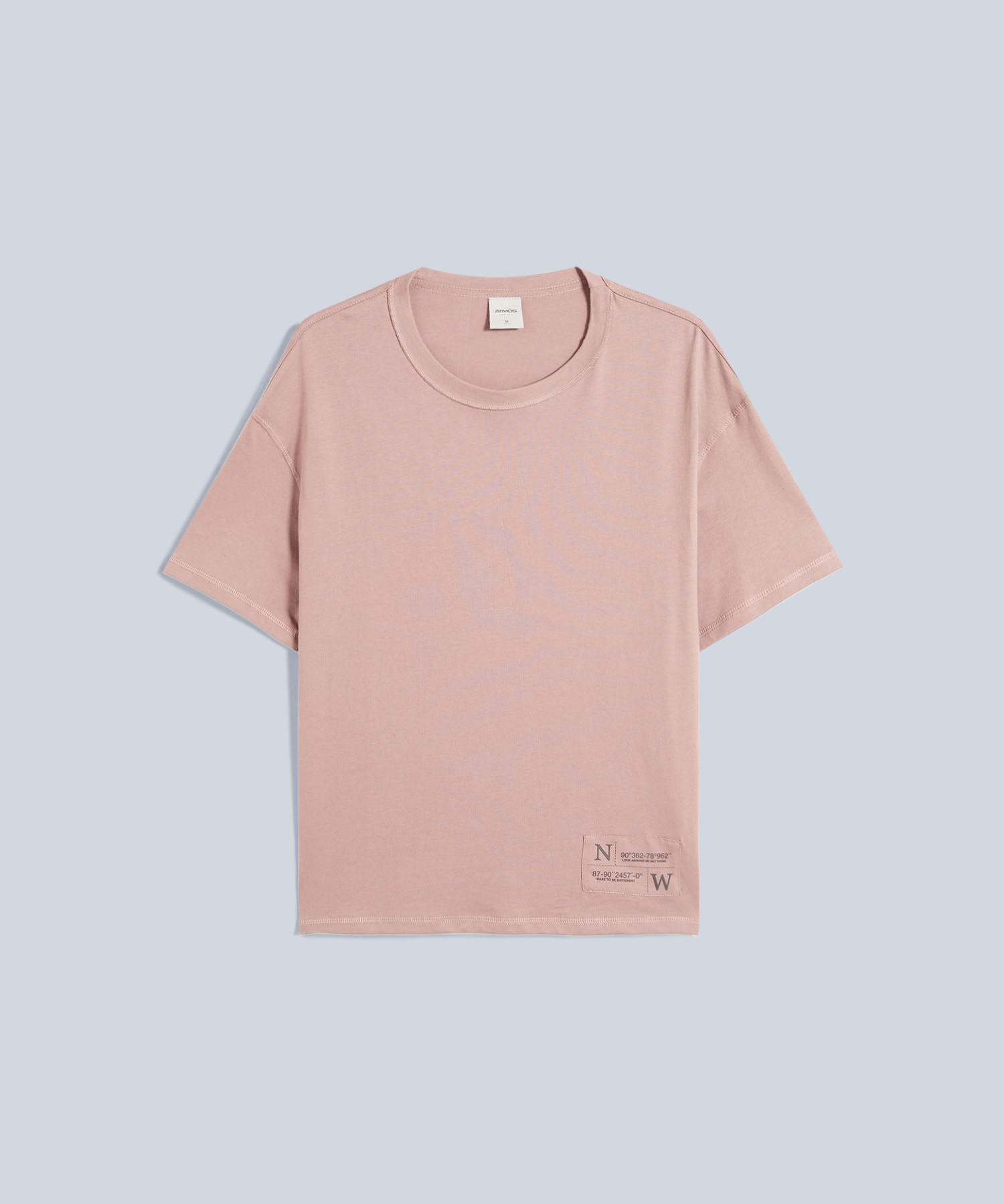 Camiseta Para Hombre Rosado