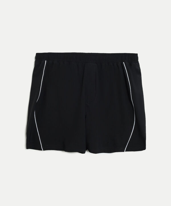 Bermuda Para Hombre Negro