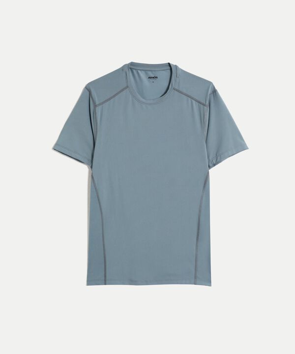 Camiseta Para Hombre AzulMedio image number null
