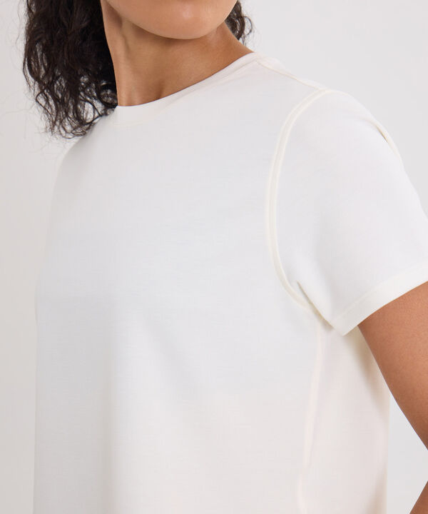 Camiseta Para Mujer Marfil