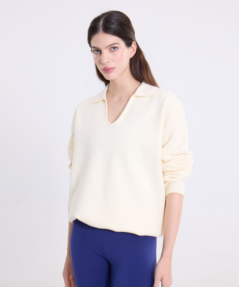 Saco Para Mujer Crema