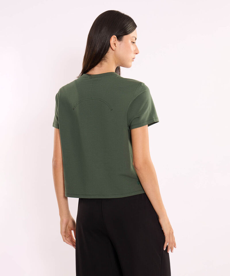 Camiseta Para Mujer Verde