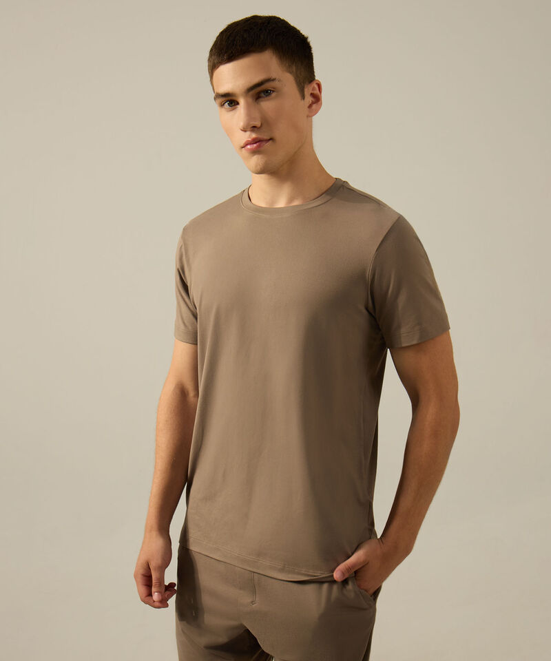 Camiseta Para Hombre Cafe