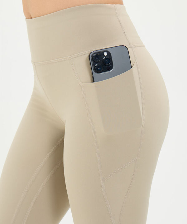 Leggins Para Mujer Beige image number null