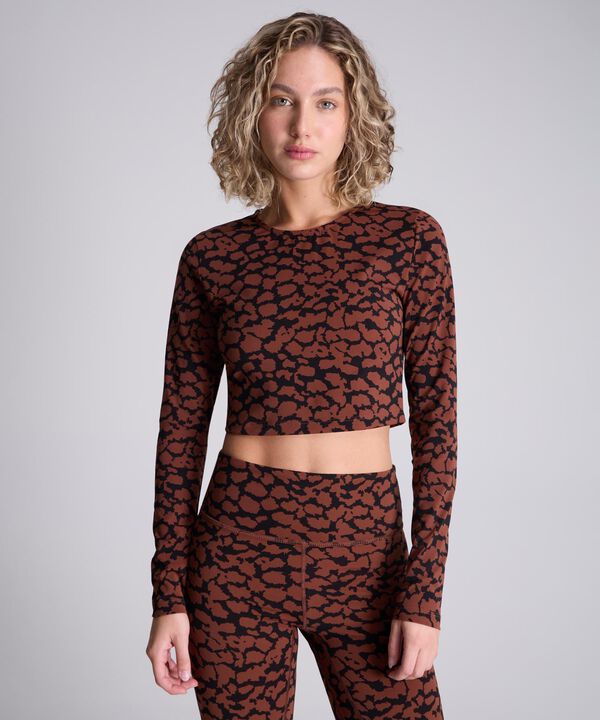 Camiseta Para Mujer Cafe image number null