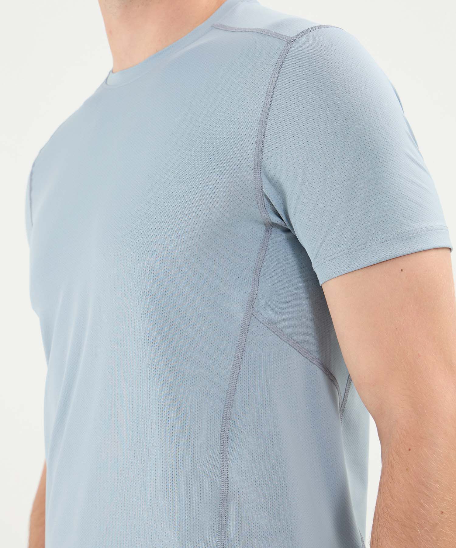 Camiseta Para Hombre GrisClaro