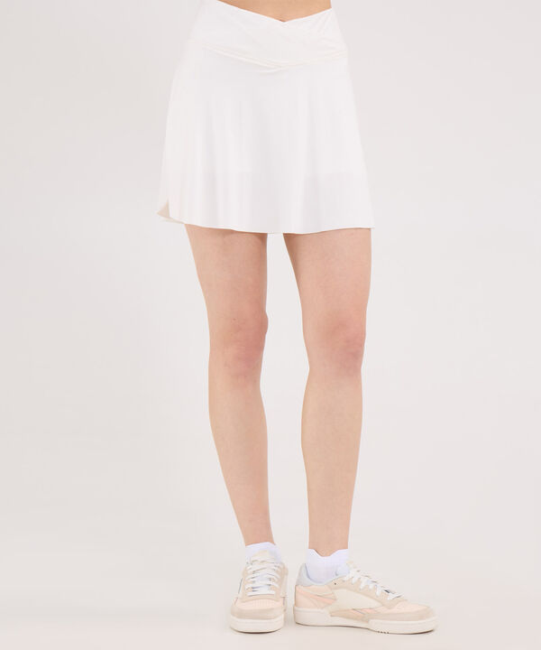 Falda Para Mujer Marfil image number null