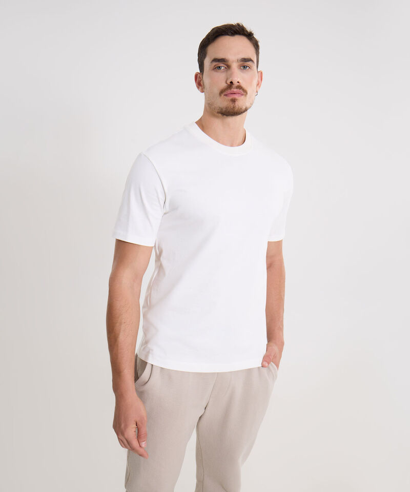 Camiseta Para Hombre Blanco