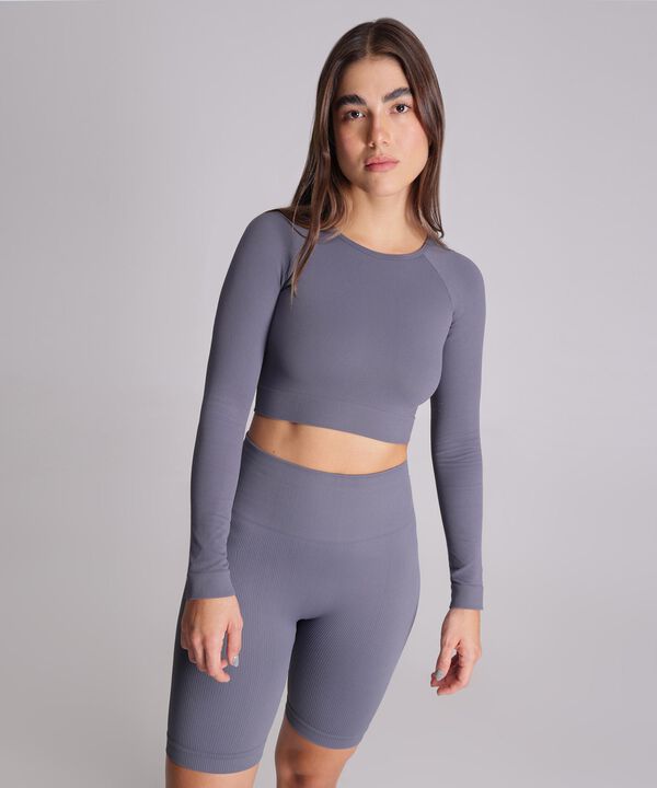 Camiseta Para Mujer GrisOscuro