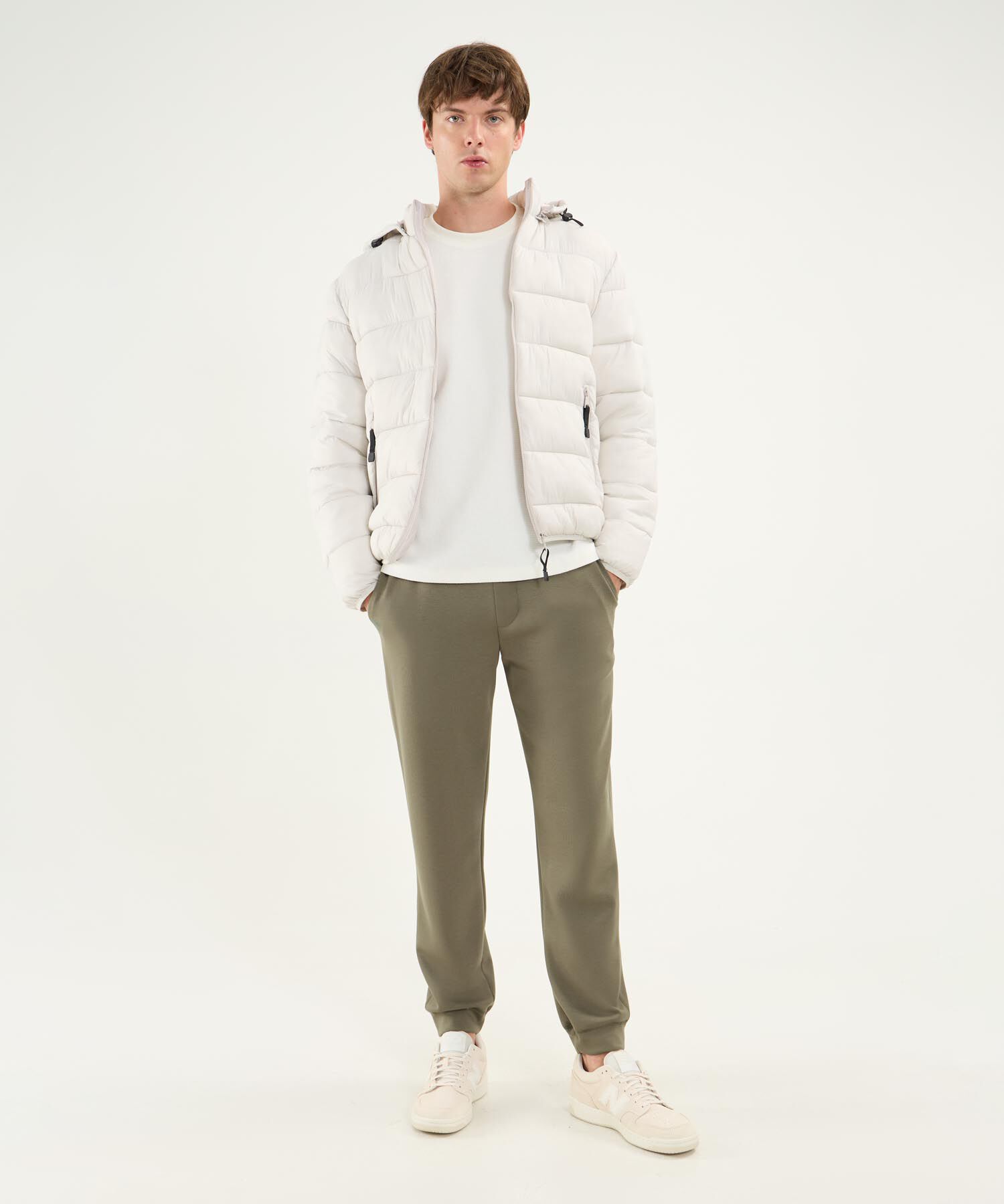 Chaqueta Para Hombre Beige