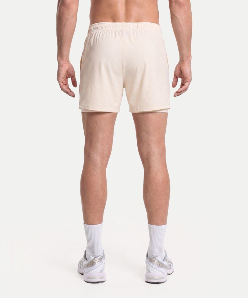 Bermuda Para Hombre Crema