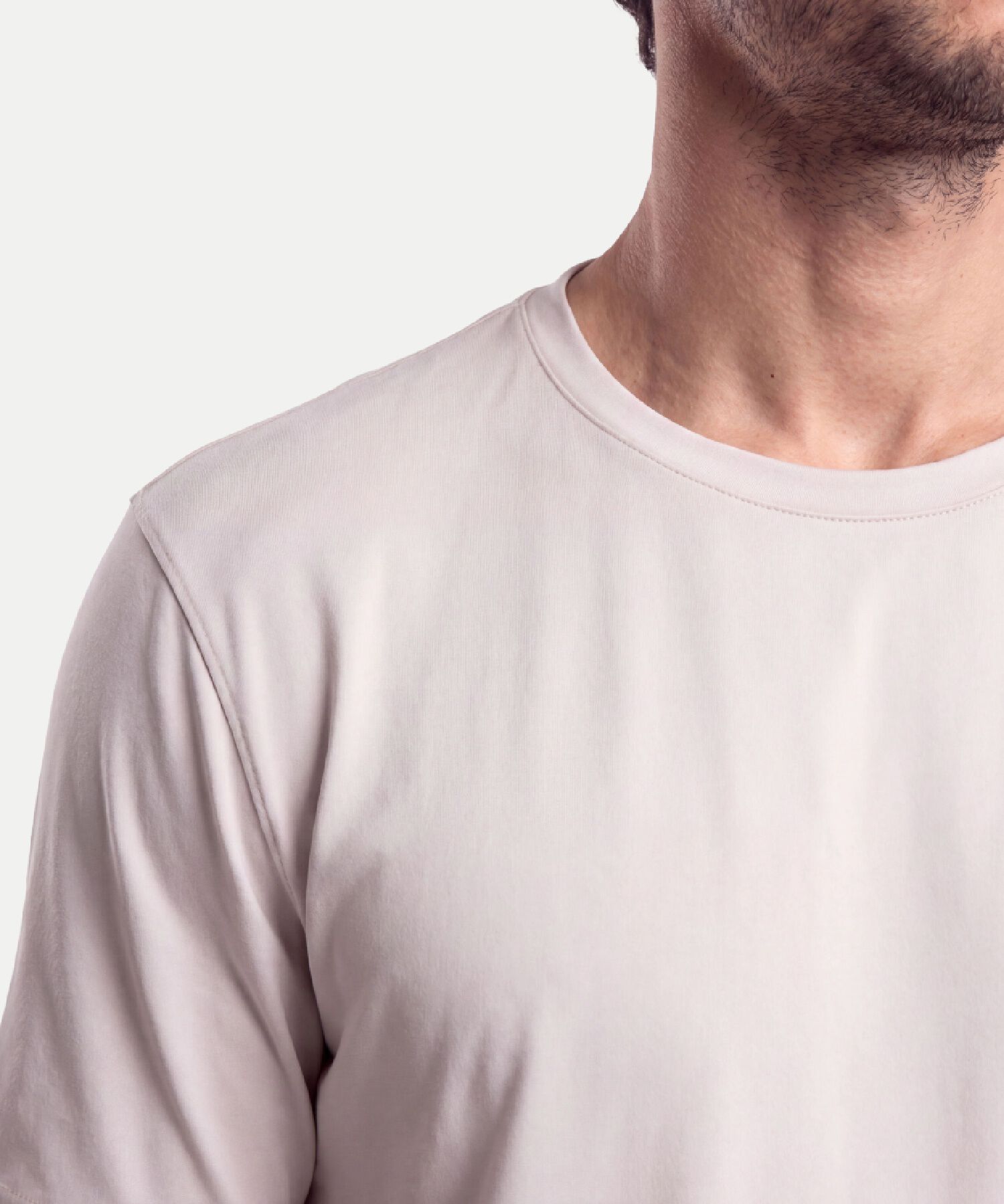 Camiseta Para Hombre Beige
