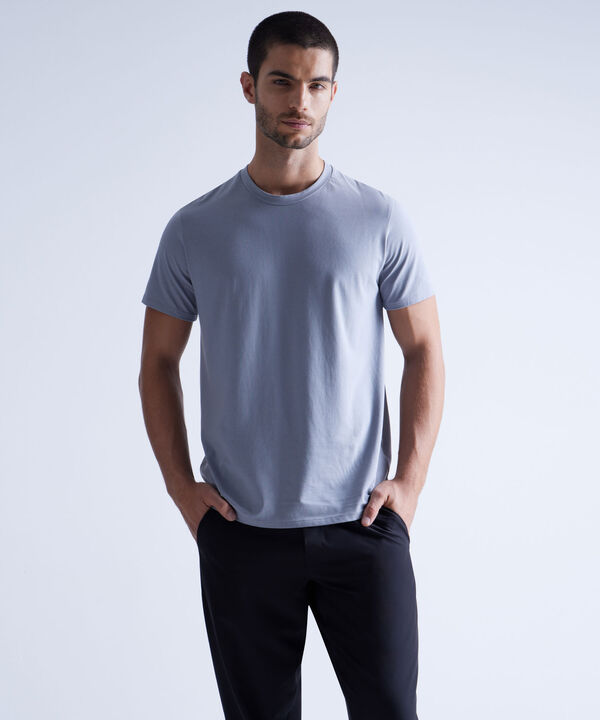 Camiseta Para Hombre Gris image number null