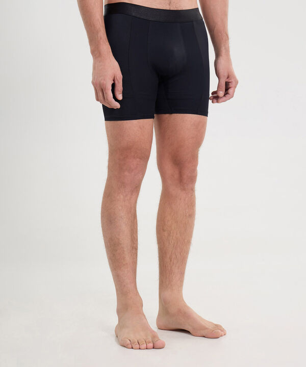 Boxer Para Hombre Negro image number null