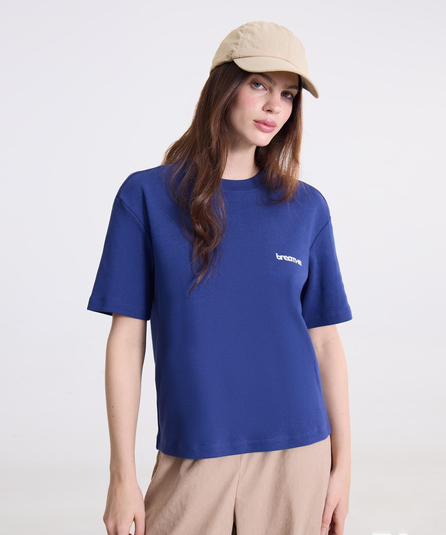 Camiseta Para Mujer AzulRey