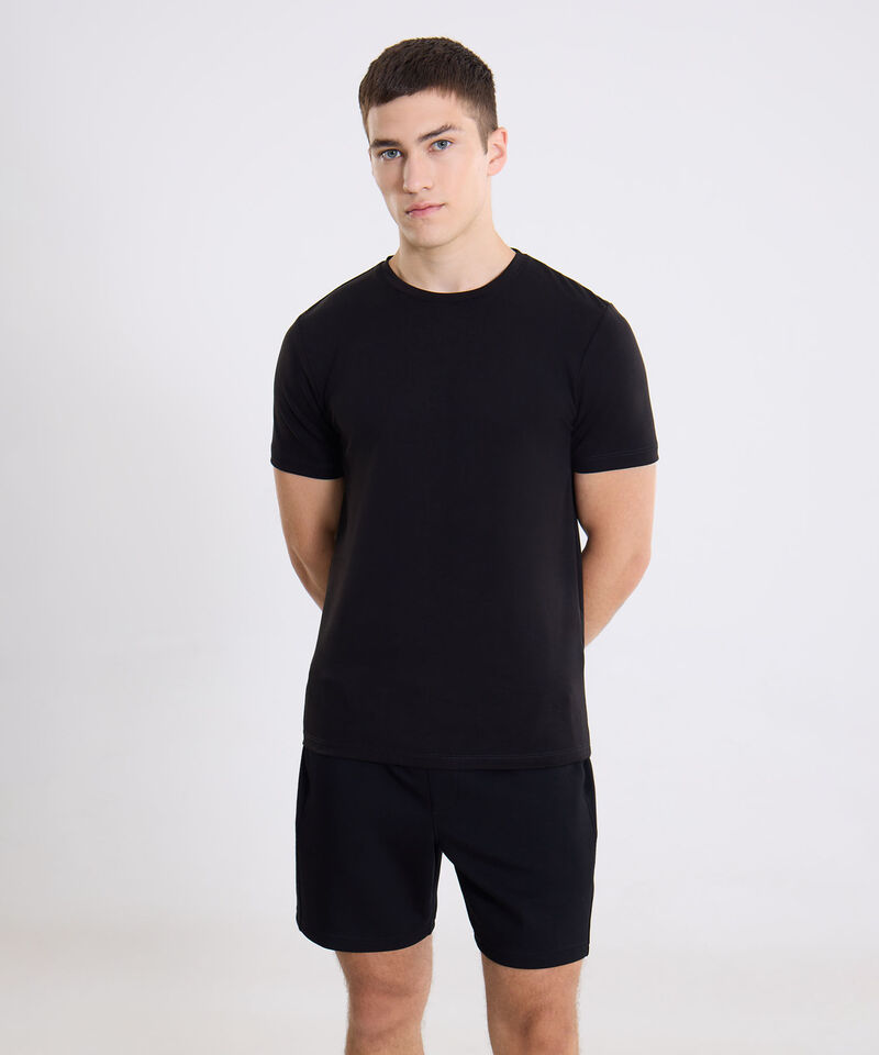 Camiseta Para Hombre Negro