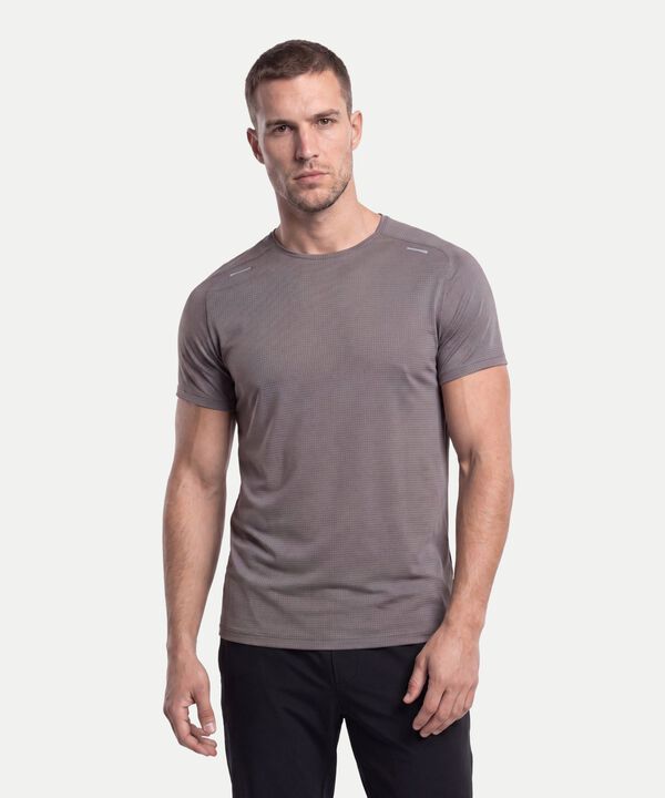 Camiseta Para Hombre GrisOscuro image number null