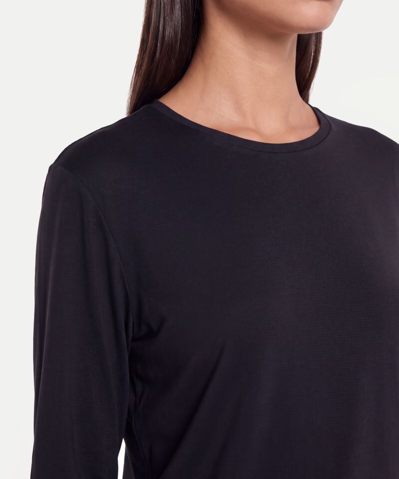 Camiseta Para Mujer Negro