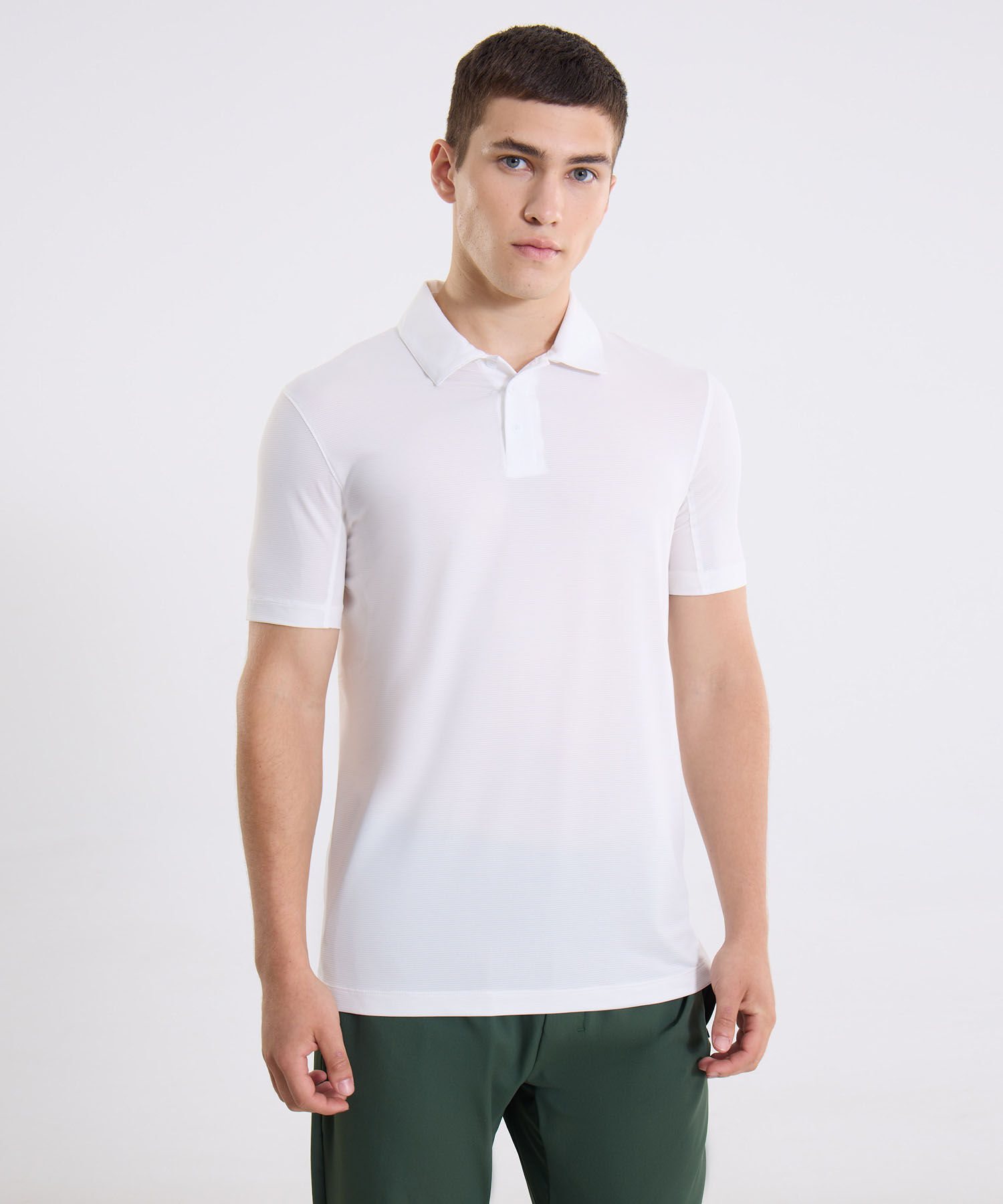 Polo Para Hombre Blanco