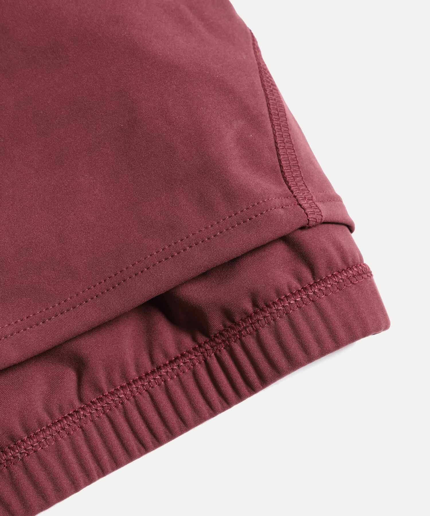 Camiseta Tank con Top Interno Aerius Skin, Vino