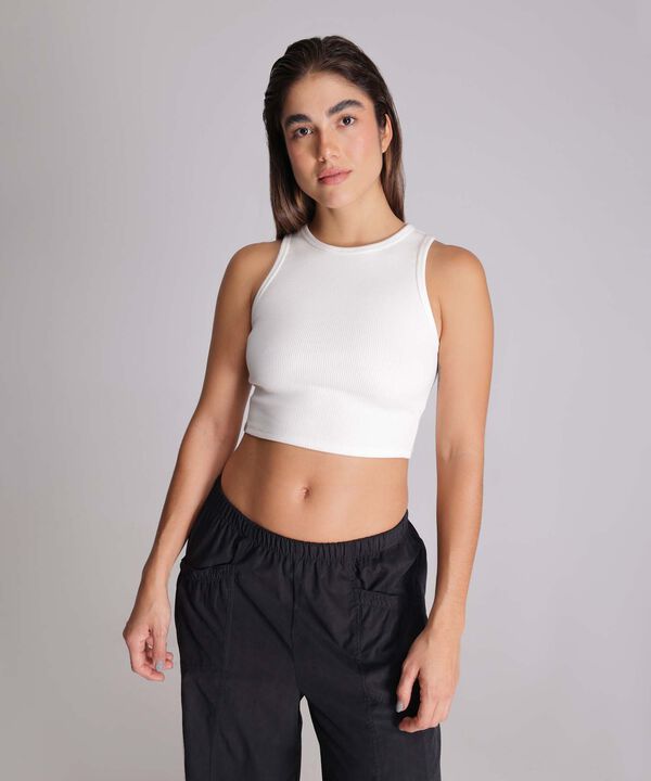 Camiseta Para Mujer Marfil image number null
