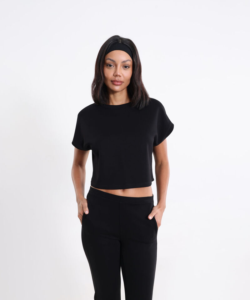 Camiseta Para Mujer Negro