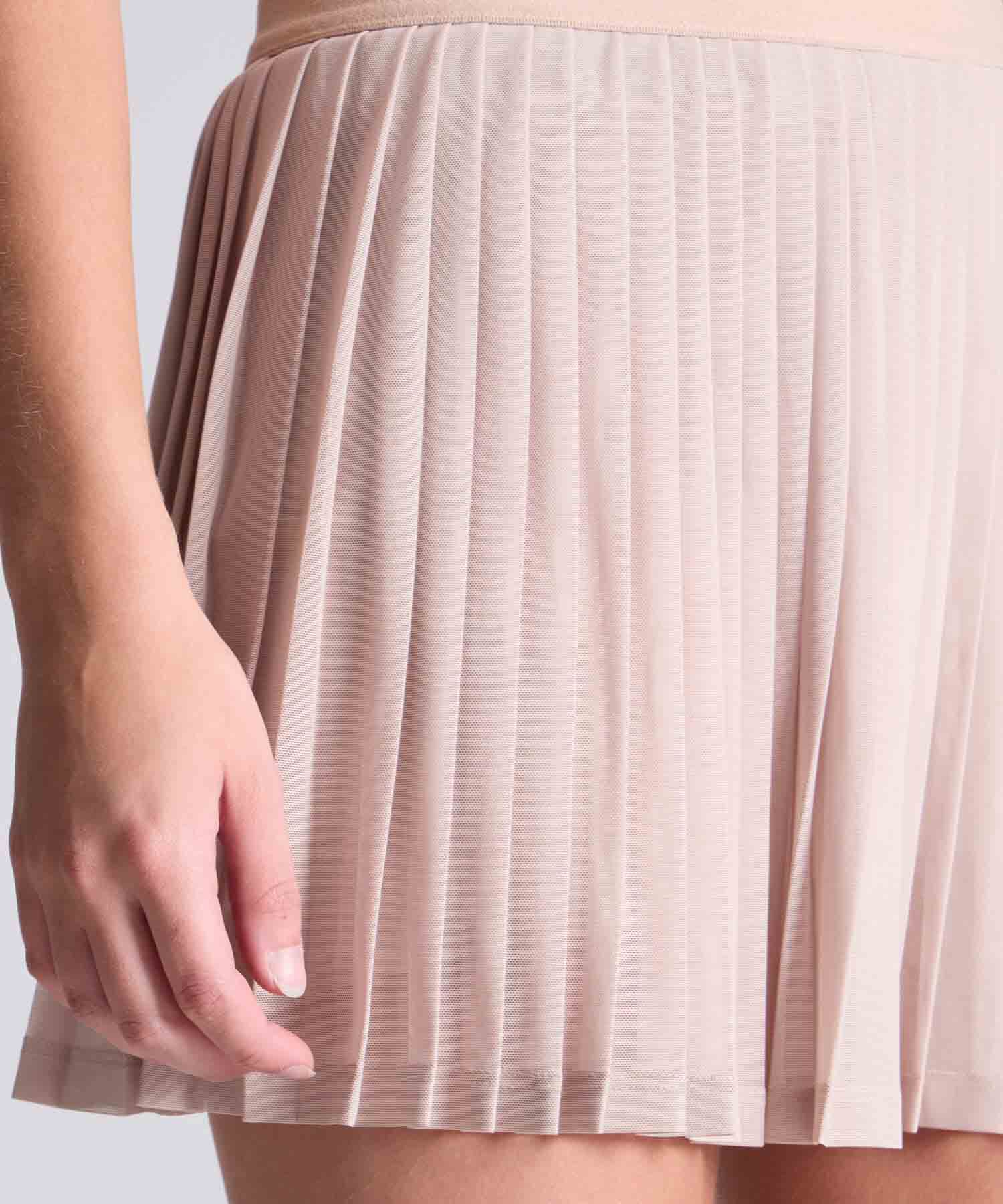 Falda Para Mujer Beige