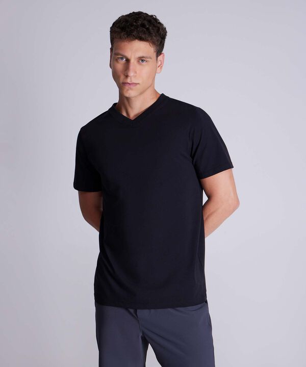 Camiseta Para Hombre Negro image number null