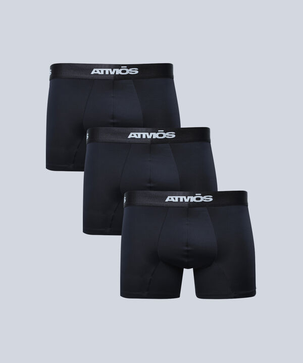 Boxer Para Hombre Negro image number null