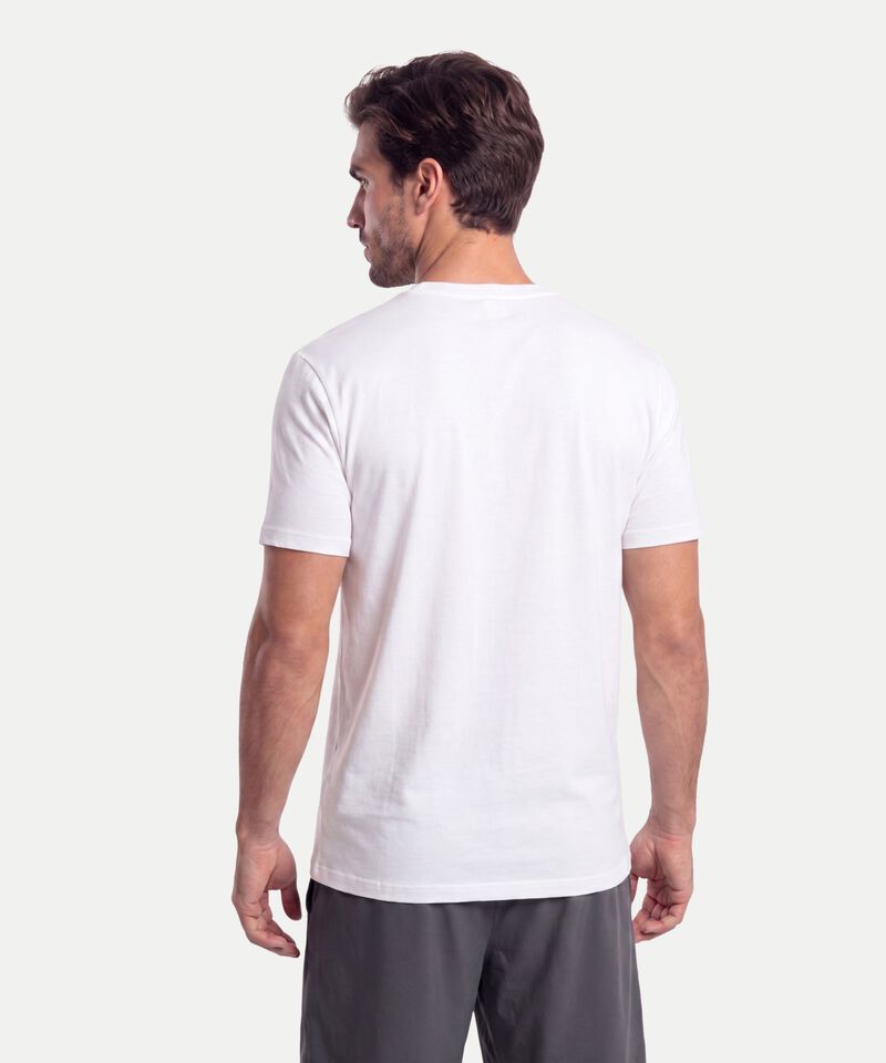 Camiseta Para Hombre Blanco