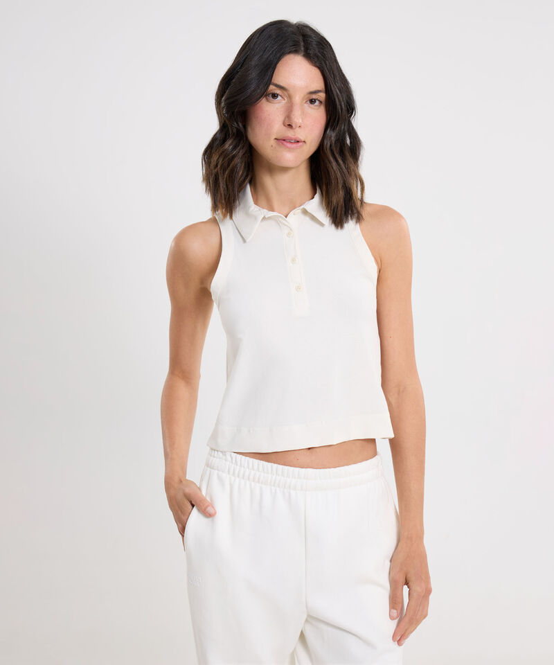 Polo Para Mujer Marfil