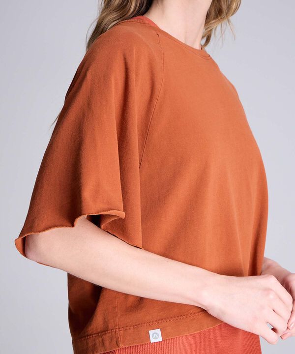 Camiseta Para Mujer Terracota