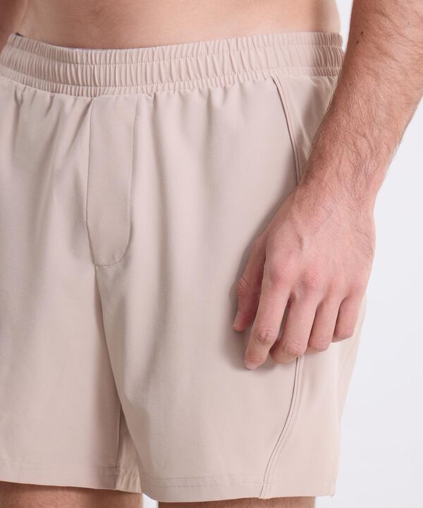 Bermuda Para Hombre Beige