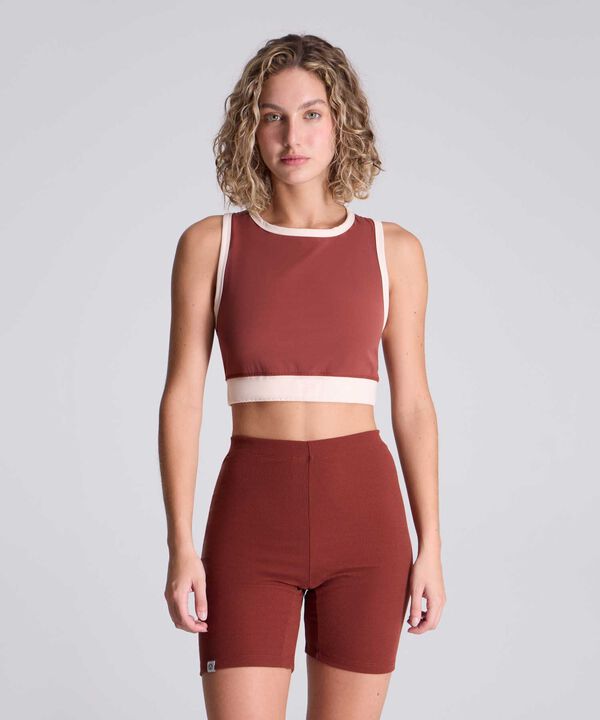 Top Para Mujer Terracota image number null