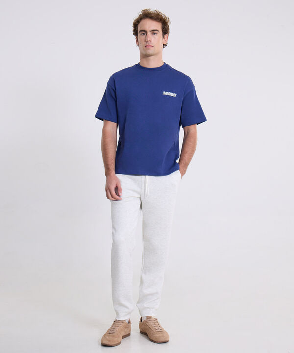 Camiseta Para Hombre AzulOscuro