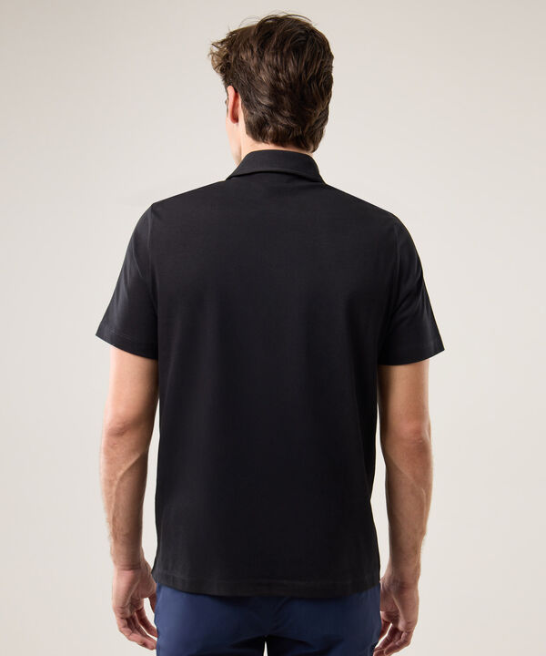 Polo Para Hombre Negro