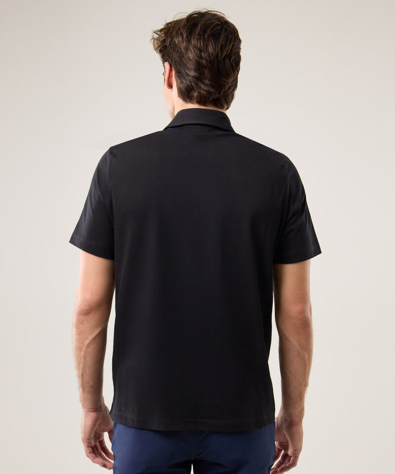 Polo Para Hombre Negro