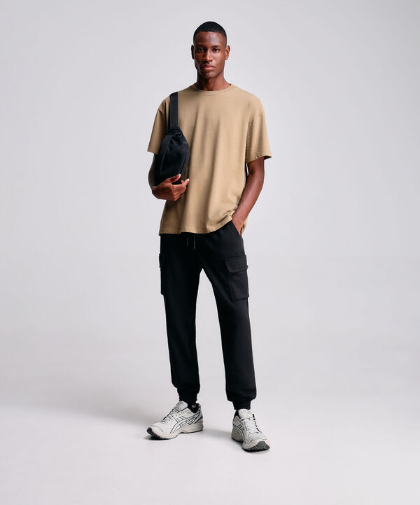 Pantalon Para Hombre Negro image number null