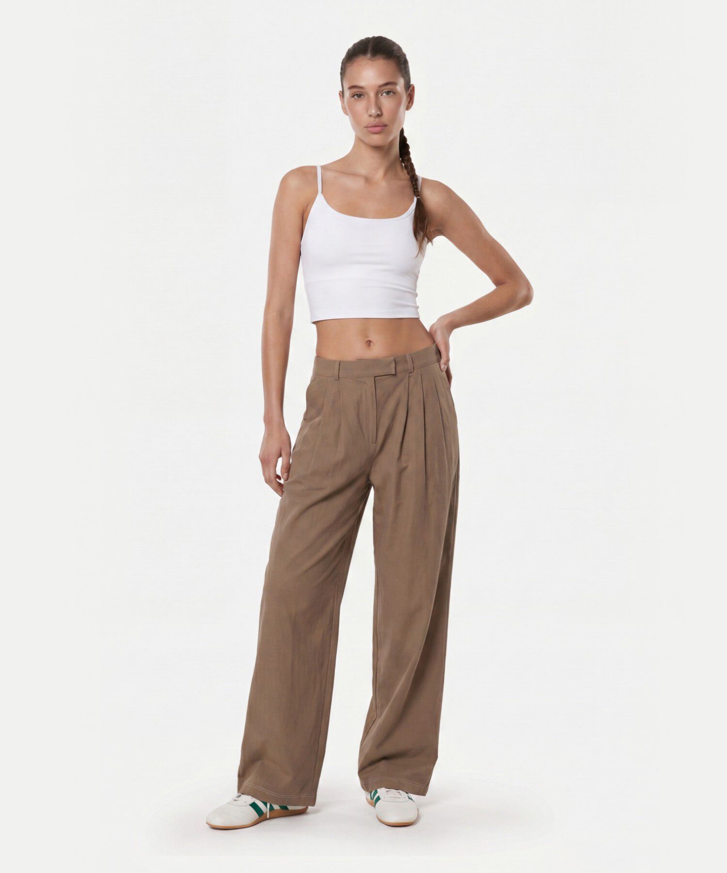Pantalon Para Mujer Beige