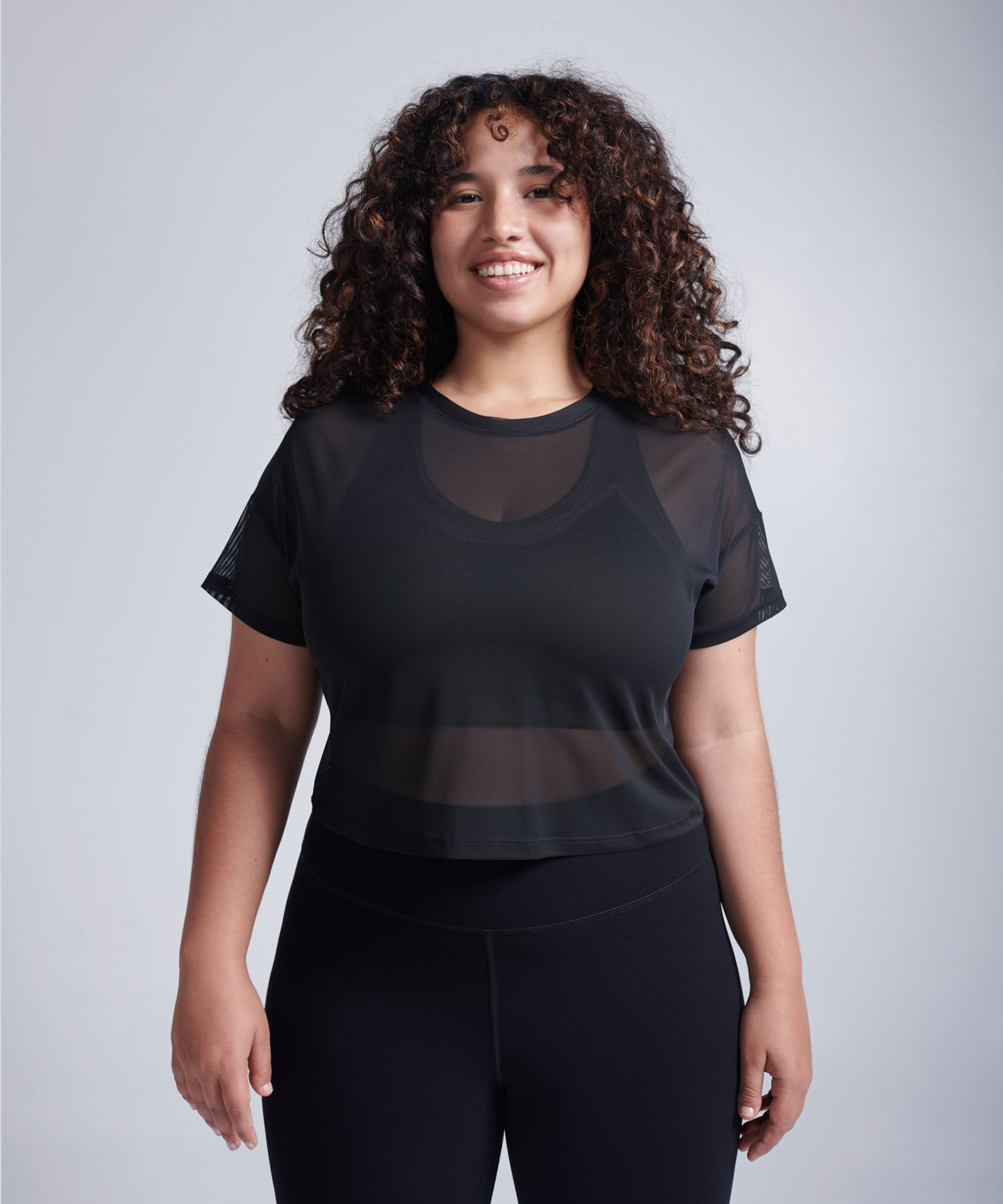 Camiseta Para Mujer Negro