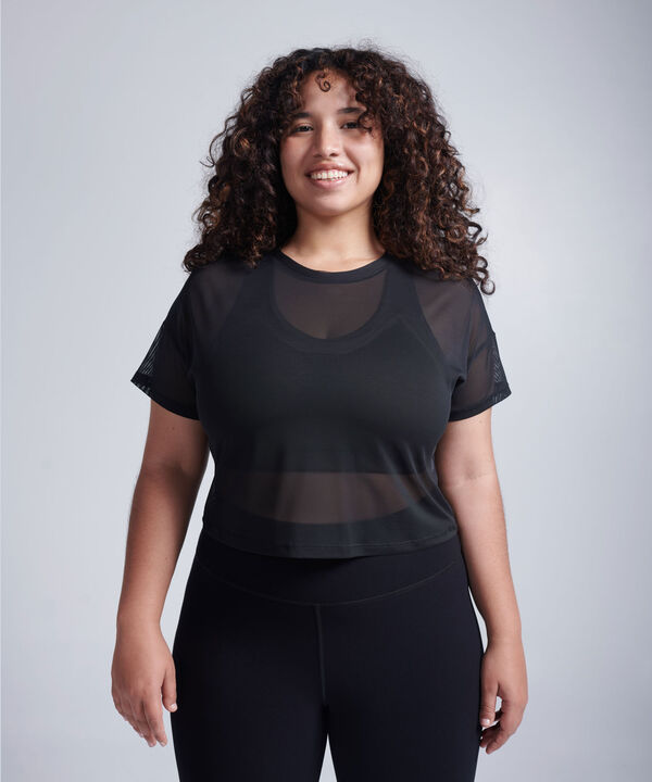 Camiseta Para Mujer Negro