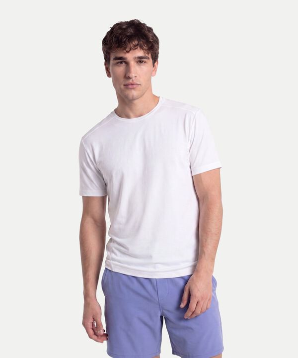 Camiseta Para Hombre Blanco image number null