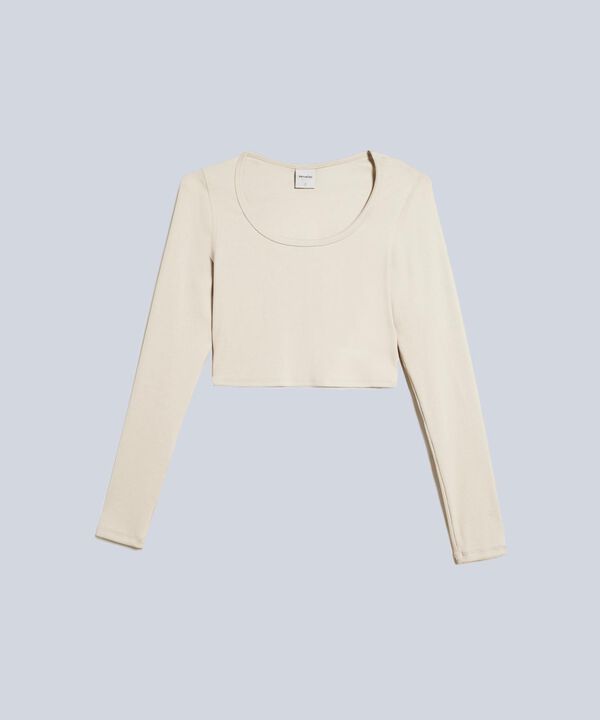 Camiseta Para Mujer Beige