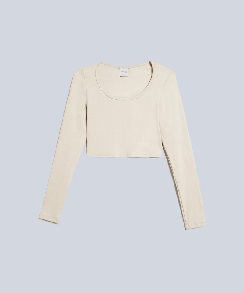 Camiseta Para Mujer Beige
