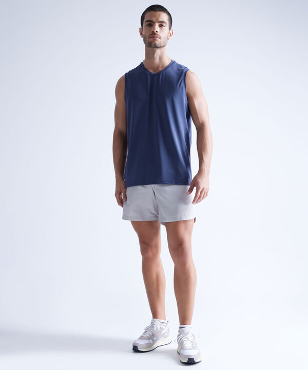 Camiseta Para Hombre GrisOscuro image number null