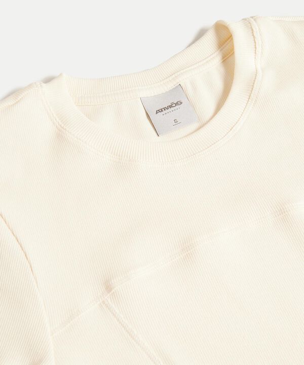 Camiseta Para Mujer Marfil image number null